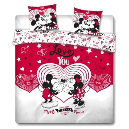 Disney Mickey and Minnie Love ágyneműhuzat kétszemélyes ágyra termékfotó