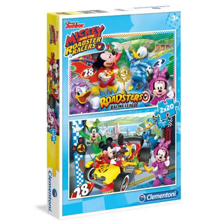 Disney Mickey and the Roadster Racers puzzle 2x20db-os termékfotó