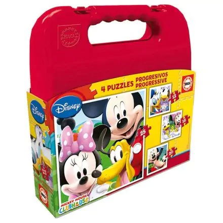 Disney Mickey egér Club House Progressive puzzle 12-16-20-25db-os termékfotója