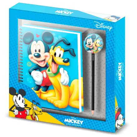 Disney Mickey Pluto csomag jegyzetfüzet + ceruza termékfotó