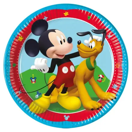 Disney Mickey Rock the House papírtányér 8 db-os 20 cm FSC termékfotó