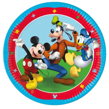 Disney Mickey Rock the House papírtányér 8 db-os 23 cm FSC termékfotó