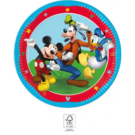 Disney Mickey Rock the House papírtányér 8 db-os 23 cm FSC termékfotó