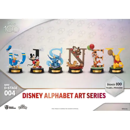 Disney Mini Diorama Stage 100 Years of Wonder-Disney Alphabet Art 6 db-os szobor figura csomag 10 cm termékfotó