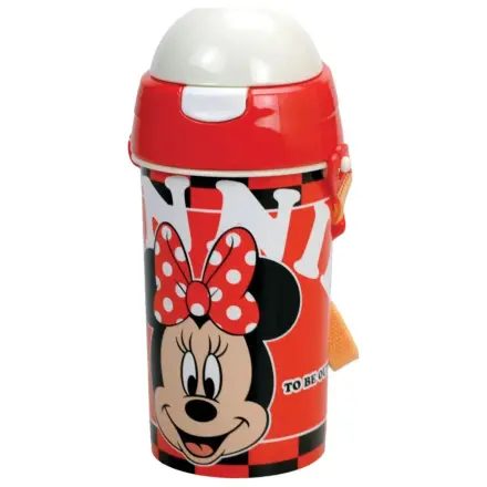 Disney Minnie Bloom műanyag szívószálas kulacs akasztóval 500 ml termékfotó