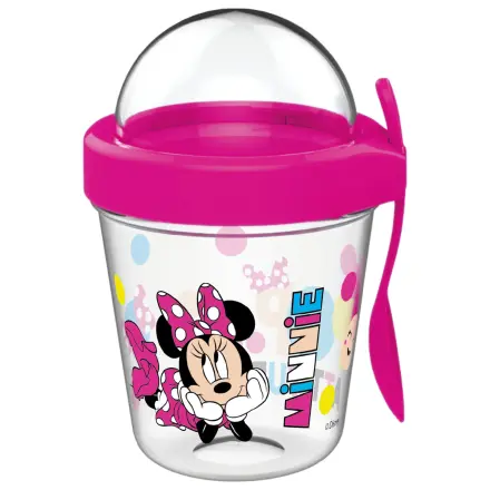 Disney Minnie Chill pohár snack tartó fedéllel és kanállal 350 ml termékfotó