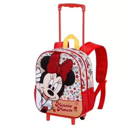 Disney Minnie Flowered 3D gurulós táska 34cm termékfotója