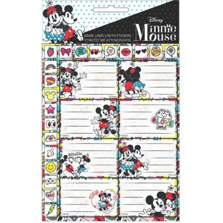 Disney Minnie füzetcímke matricával 16 db-os termékfotó