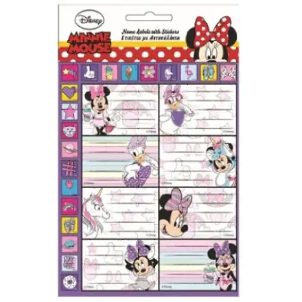 Disney Minnie füzetcímke matricával 16 db-os termékfotó