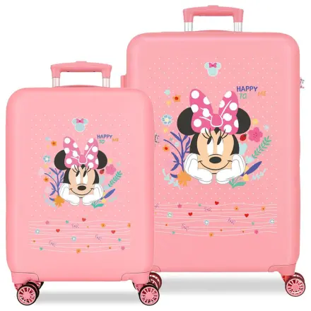 Disney Minnie Happy To Be Me ABS 2 db-os táska bőrönd csomag 55 és 65cm termékfotó