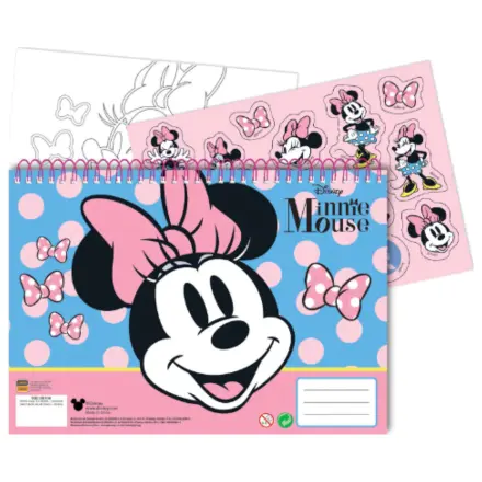 Disney Minnie Joy A/4 spirál vázlatfüzet 40 lapos matricával termékfotó