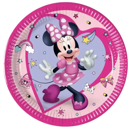 Disney Minnie Junior papírtányér 8 db-os 20 cm FSC termékfotó