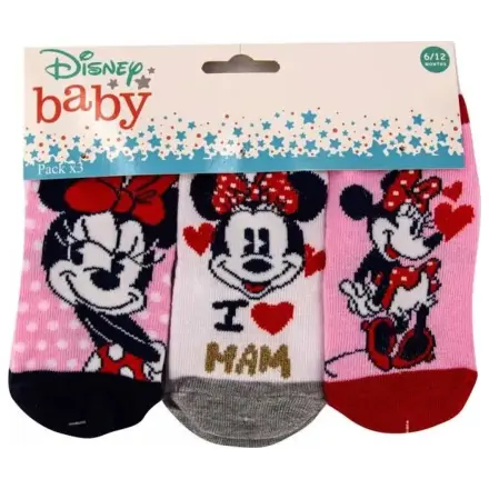 Disney Minnie Love Mam Pink baba zokni 6/12 hó termékfotó