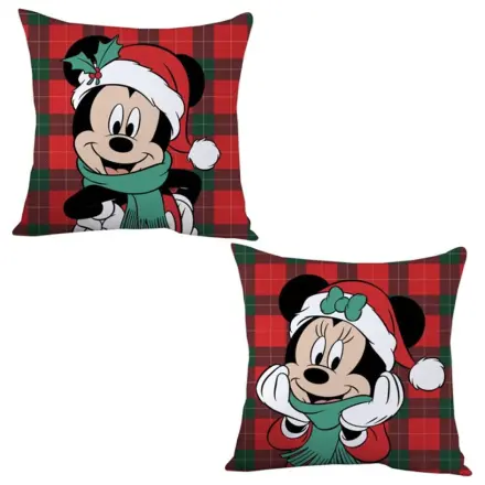 Disney Minnie, Mickey Winter karácsonyi párna, díszpárna 35x35 cm termékfotó