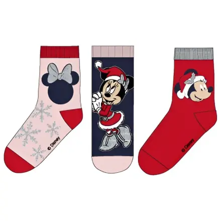 Disney Minnie Snow Blue karácsonyi gyerek zokni 27/30 termékfotó