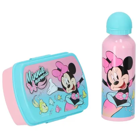 Disney Minnie uzsonna doboz és alumínium kulacs szett 500ml termékfotó