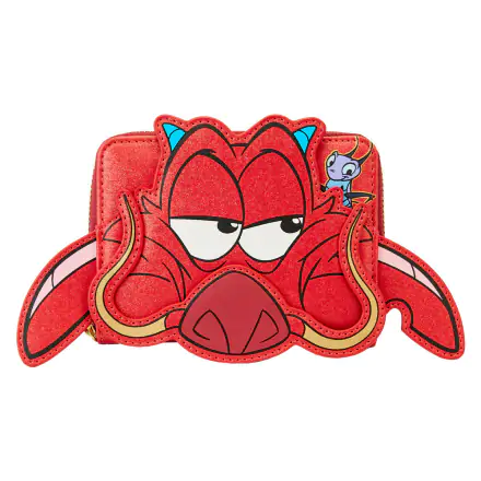 Disney Mulan 25th Anniversary Mushu glitter pénztárca termékfotó