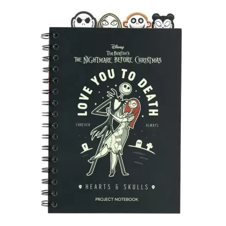 Disney Nightmare Before Christmas A5 jegyzetfüzet termékfotó