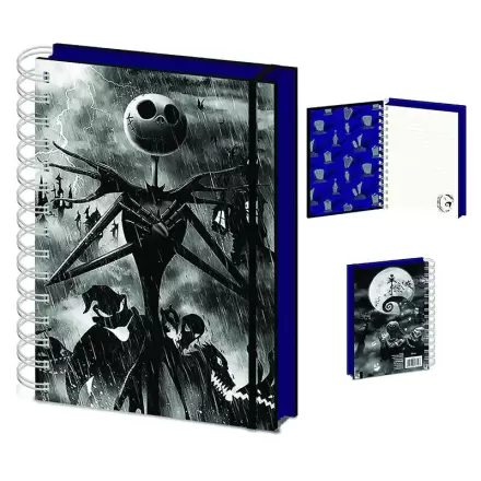 Disney Nightmare Before Christmas A5 jegyzetfüzet termékfotója