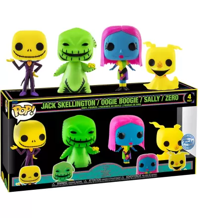 Disney Nightmare before Christmas (EMEA) Funko POP! Movies Vinyl figura 4 db-os csomag 9 cm termékfotója