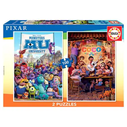 Disney Pixar Monster University + Coco puzzle 2x100db-os termékfotó