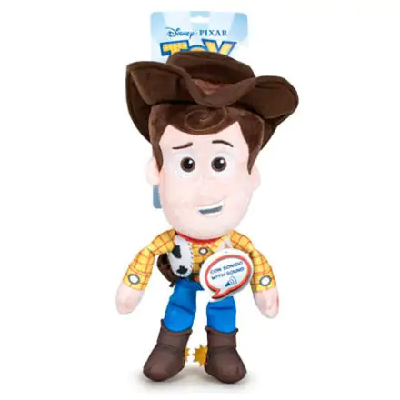 Disney Pixar Toy Story 4 Woody plüss 30cm angol hanggal termékfotó