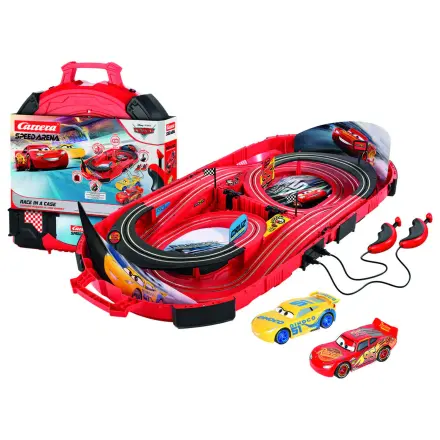 Disney Pixar Verdák Race in a Case elektromos versenypálya termékfotó