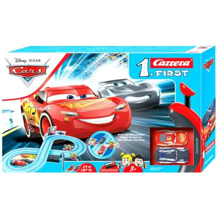 Disney Pixar Verdák Rayo & Storm elektromos versenypálya termékfotó