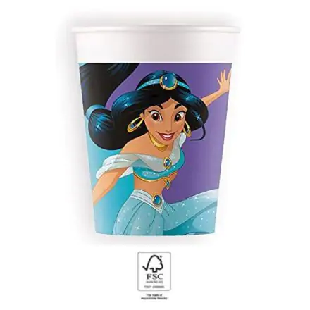 Disney Princess Day Dream, Hercegnők papír pohár 8 db-os 200 ml FSC termékfotó
