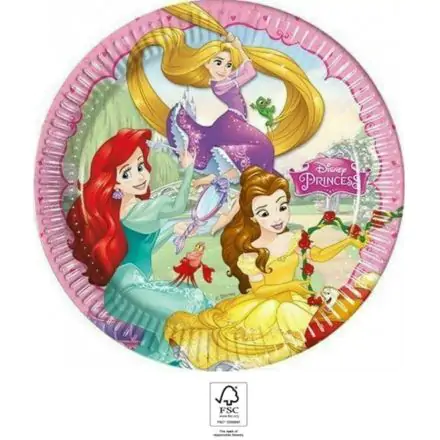 Disney Princess Dreaming, Hercegnők papírtányér 8 db-os 23 cm FSC termékfotó