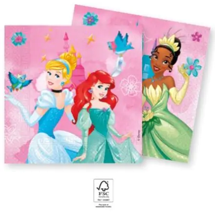 Disney Princess Live your Story, Disney Hercegnők szalvéta 20 db-os 33x33 cm FSC termékfotó