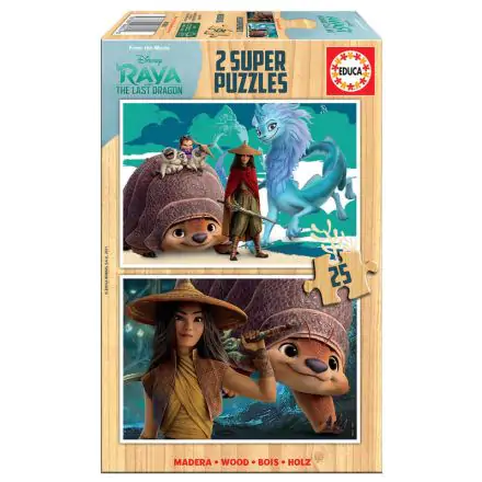 Disney Raya and the Last Dragon fa puzzle 2x25db-os termékfotó