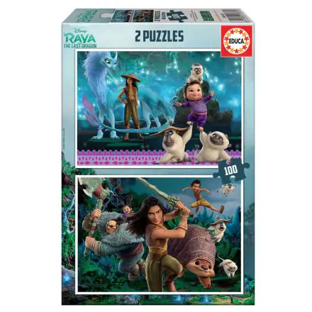 Disney Raya and the Last Dragon puzzle 2x100db-os termékfotó