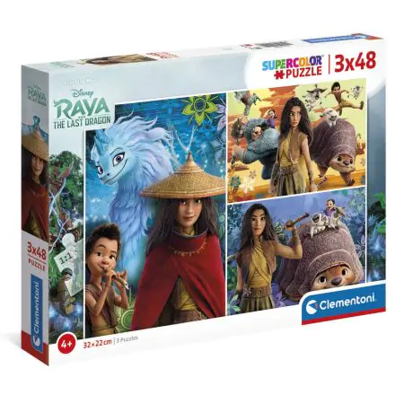 Disney Raya and the Last Dragon puzzle 3x48db-os termékfotó