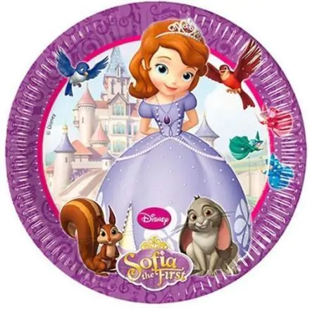 Disney Sofia the First, Szófia Papírtányér 8 db-os 19,5 cm termékfotó