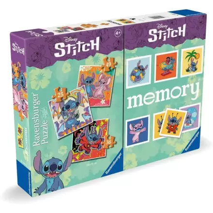 Disney Stitch 3 puzzle és memóriajáték csomag termékfotó