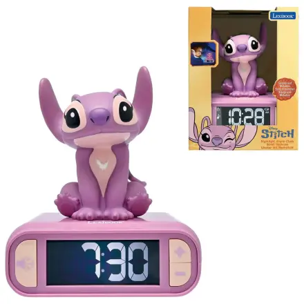 Disney Stitch 3D éjszakai lámpa és digitális ébresztőóra termékfotó