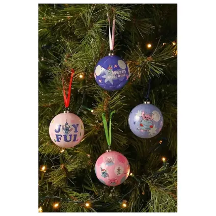 Disney Stitch 4 db-os karácsonyfadísz csomag termékfotó