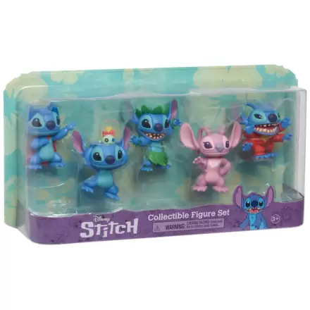 Disney Stitch 5db-os figura csomag 7cm termékfotója