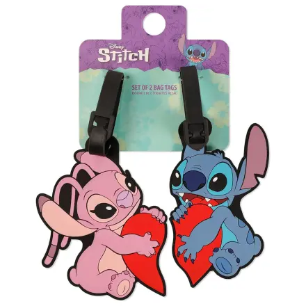 Disney Stitch & Angel 2db-os poggyászcímke termékfotó