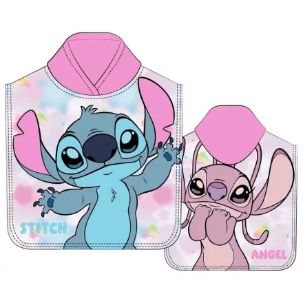 Disney Stitch & Angel mikroszálas poncsó törölköző termékfotó