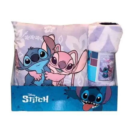 Disney Stitch & Angel polár pléd takaró és párna csomag termékfotó