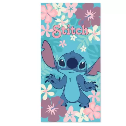 Disney Stitch Flowers pamut strand törölköző termékfotója