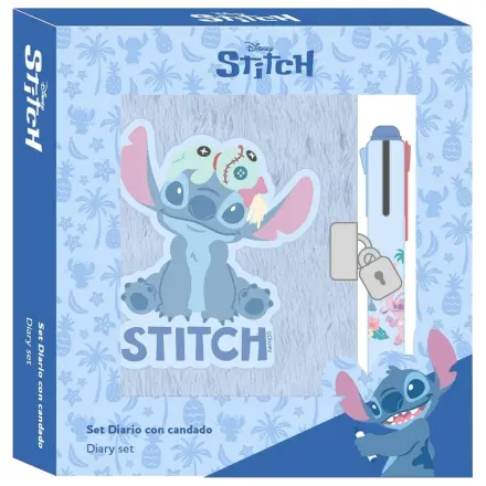 Disney Stitch keményfedeles füzet és 4 színű toll csomag termékfotó