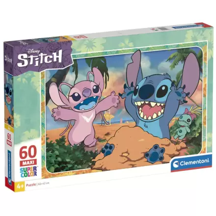 Disney Stitch maxi puzzle 60db-os termékfotója