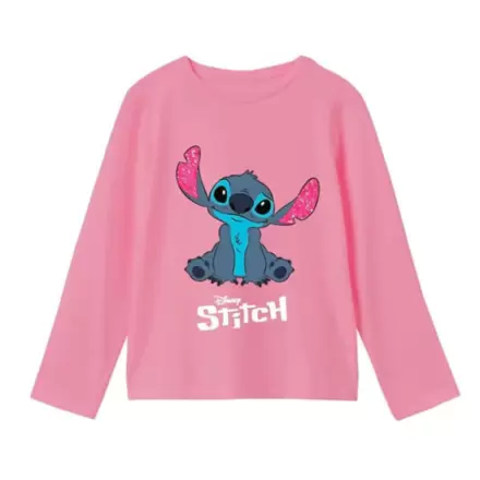 Disney Stitch pink hosszú ujjú gyerek póló termékfotója