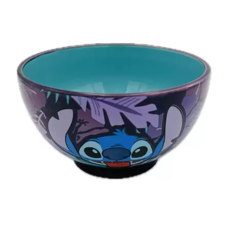 Disney Stitch Purple Flower kerámia tál 600ml termékfotó