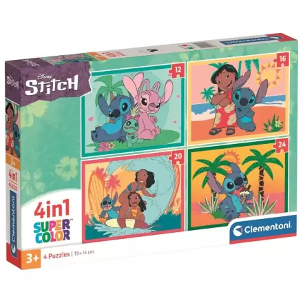 Disney Stitch puzzle 12+16+20+24db-os termékfotó