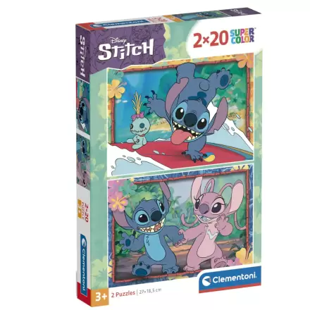 Disney Stitch puzzle 2x20db-os termékfotója