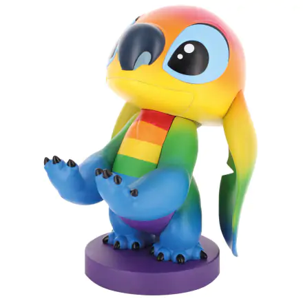 Disney Stitch Rainbow kontroller/telefon tartó Cable guy figura 20cm termékfotója